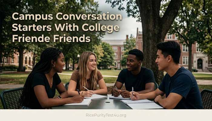 Campus Conversation Starters With College Friends, College friends talking together using campus conversation starters