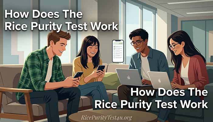 How Does The Rice Purity Test Work, College friends learning how the Rice Purity Test works while taking an online quiz